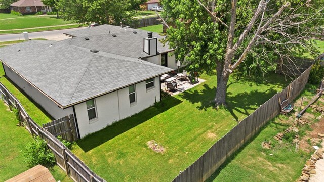 104 N Ramblin Oaks Dr, Moore, OK 73160 - aerial view of property and surrounding area