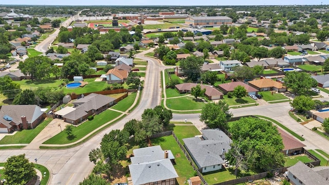 104 N Ramblin Oaks Dr, Moore, OK 73160 - aerial view of residential area