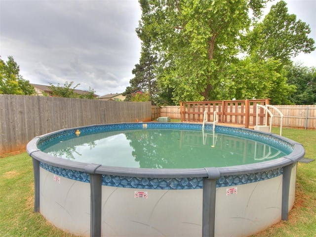 6708 Basswood Canyon Rd, Oklahoma City, OK 73162 - view of pool featuring a fenced backyard