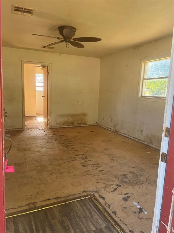 505 S Jackson Ave, Blanchard, OK 73010 - spare room with ceiling fan