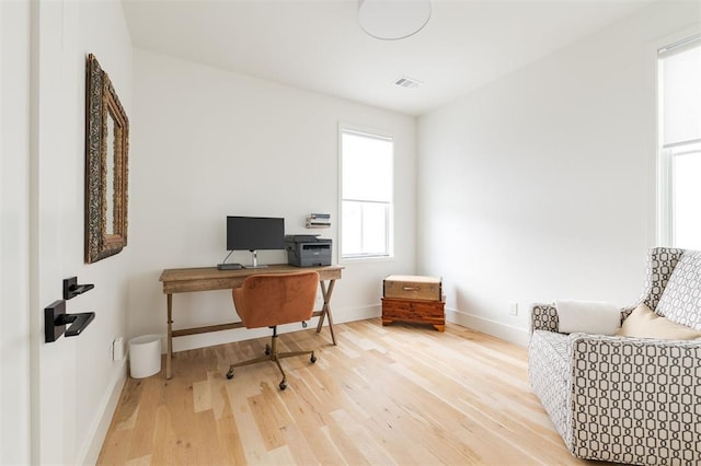 1900 Runway Blvd, Oklahoma City, OK 73108 - office area with wood finished floors and baseboards