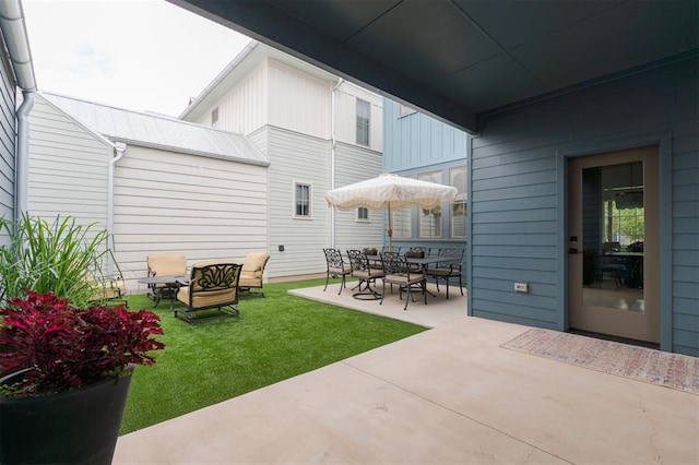1900 Runway Blvd, Oklahoma City, OK 73108 - view of patio featuring outdoor dining area