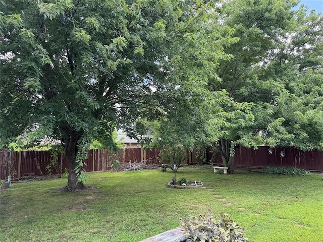 1217 Dove Hollow Dr, Tecumseh, OK 74873 - view of fenced backyard