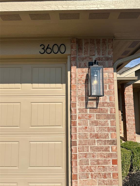 3600 Green Apple Pl, Moore, OK 73160 - exterior view of brick siding