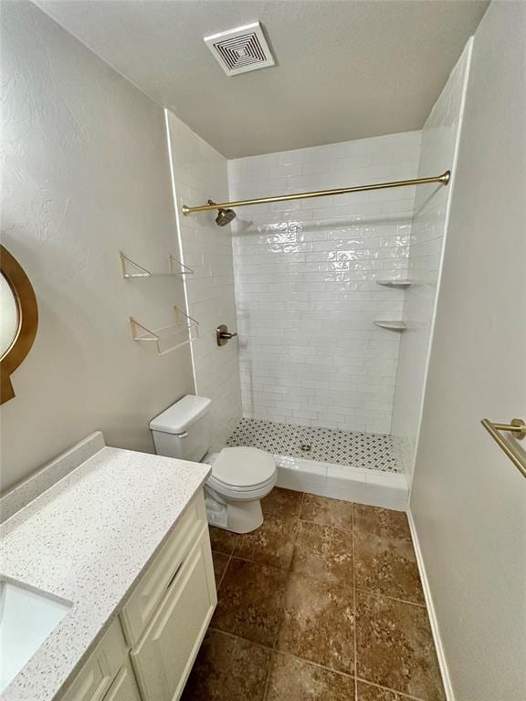 3600 Green Apple Pl, Moore, OK 73160 - bathroom featuring vanity and tiled shower