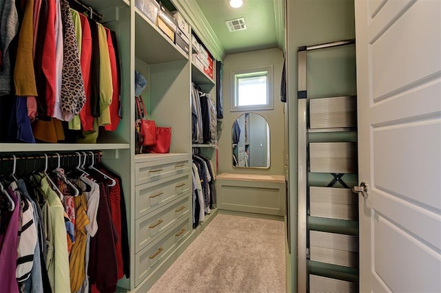 15728 Egerton Pl, Edmond, OK 73013 - spacious closet with light carpet