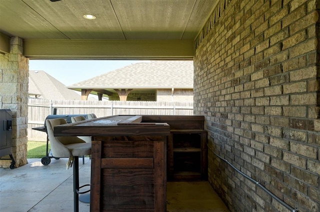 15728 Egerton Pl, Edmond, OK 73013 - view of patio / terrace featuring area for grilling
