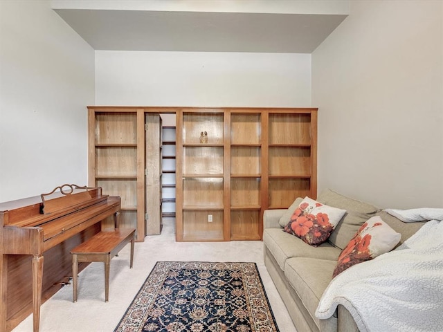 18317 Chestnut Oak Dr, Edmond, OK 73012 - living area featuring light colored carpet