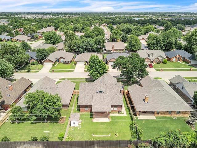 18317 Chestnut Oak Dr, Edmond, OK 73012 - aerial perspective of suburban area