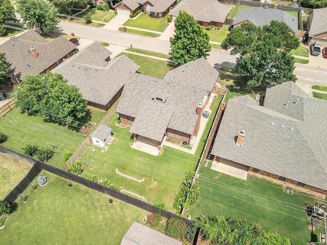 18317 Chestnut Oak Dr, Edmond, OK 73012 - aerial perspective of suburban area