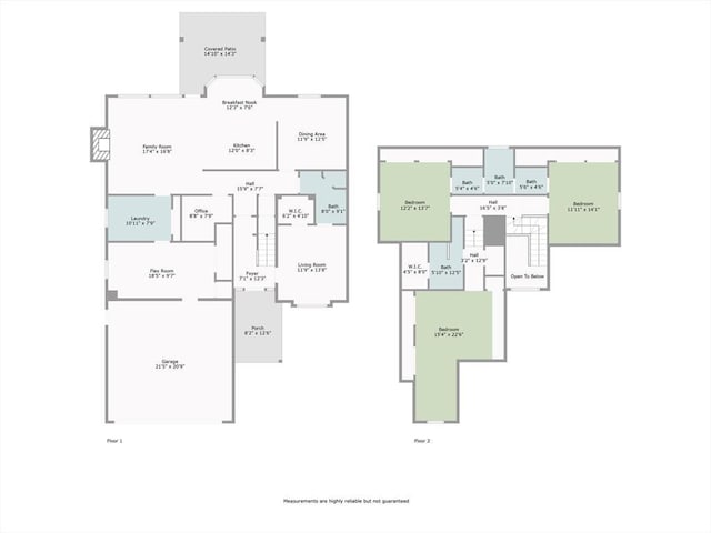 18317 Chestnut Oak Dr, Edmond, OK 73012 - view of floor plan / room layout