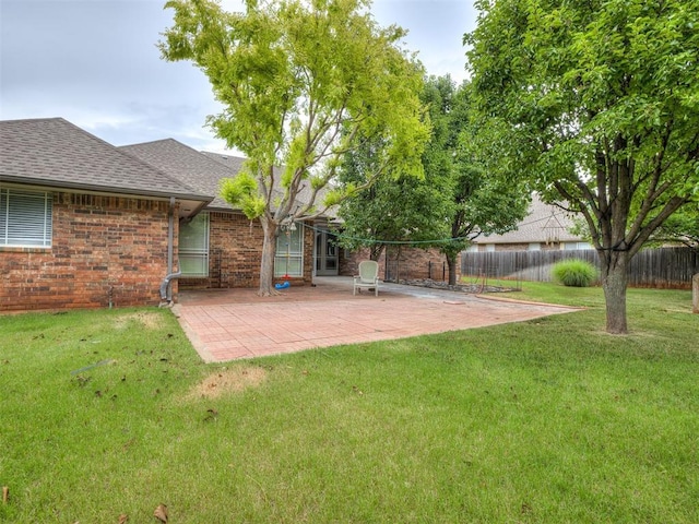 1340 NW 168th St, Edmond, OK 73012 - view of yard featuring a patio area