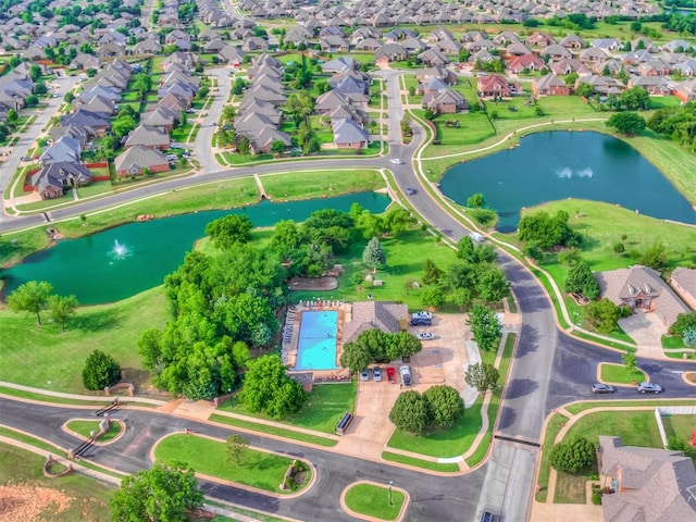 1340 NW 168th St, Edmond, OK 73012 - view of property location featuring a nearby body of water and nearby suburban area
