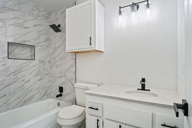 3300 Outpost Cir, Norman, OK 73072 - full bathroom featuring vanity and bathing tub / shower combination
