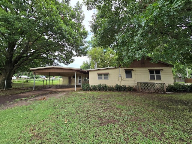 730 N Santa Fe St Unit 4052073333, Pauls Valley, OK 73075 - back of house