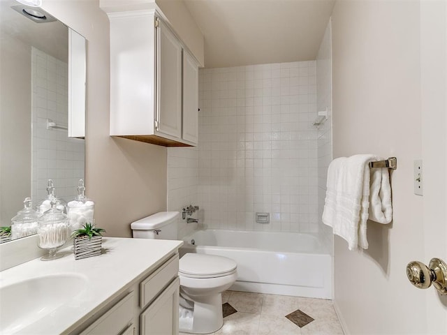 4400 Hemingway Dr Unit 221, Oklahoma City, OK 73118 - bathroom featuring vanity, tile patterned floors, and shower / tub combination