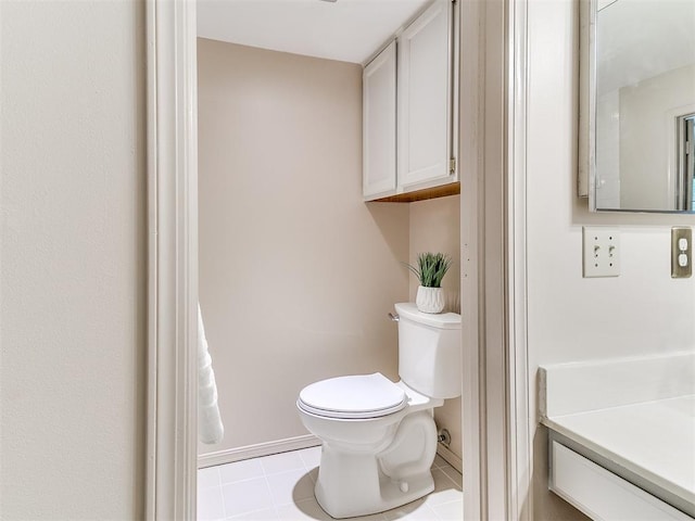 4400 Hemingway Dr Unit 221, Oklahoma City, OK 73118 - half bathroom with tile patterned floors and vanity