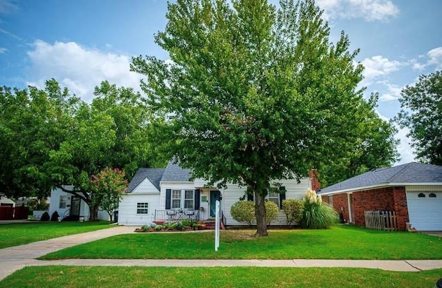 4508 N College Ave, Bethany, OK 73008 - view of front of house featuring a front lawn