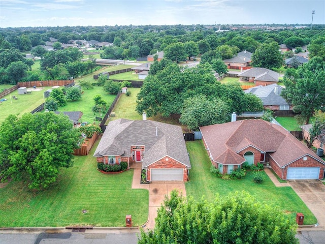 17213 Sunny Hollow Rd, Edmond, OK 73012 - view from above of property