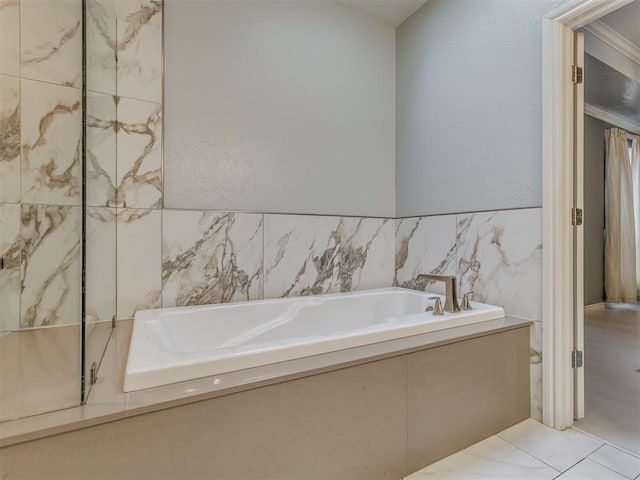 3716 Equestrian Ct, Edmond, OK 73034 - full bath with a garden tub