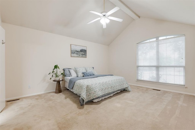 14213 Pecan Hollow Ter, Edmond, OK 73013 - bedroom with light colored carpet and ceiling fan