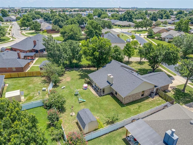 3213 Creekwood Ct, Norman, OK 73072 - aerial perspective of suburban area