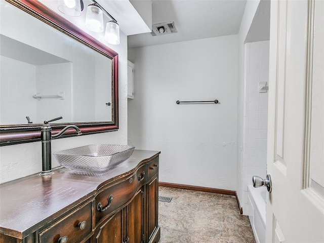 1040 Mabel C Fry Blvd, Yukon, OK 73099 - bathroom with vanity and tub / shower combination