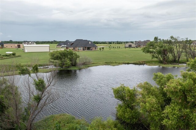 15936 SW 12th St, Yukon, OK 73099 - water view featuring rural landscape
