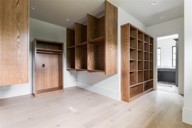 3005 Bee Hive Way, Jones, OK 73049 - walk in closet featuring wood finished floors