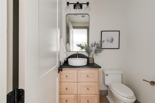 3005 Bee Hive Way, Jones, OK 73049 - half bath featuring vanity and toilet