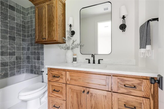 3005 Bee Hive Way, Jones, OK 73049 - full bath with vanity and shower / washtub combination