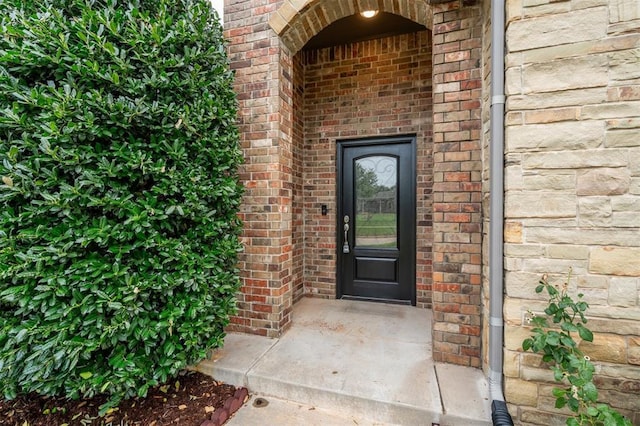 413 Branch Line Rd, Yukon, OK 73099 - entrance to property with brick siding