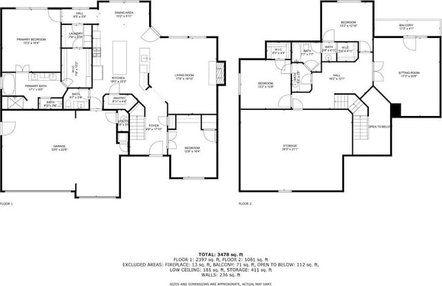 413 Branch Line Rd, Yukon, OK 73099 - view of property floor plan