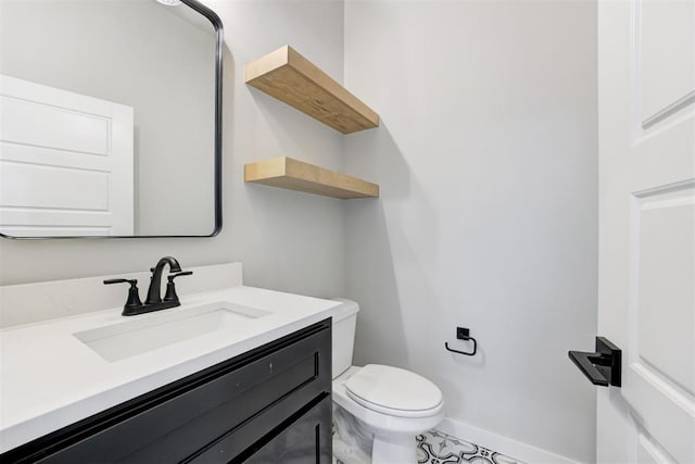 4337 Pinon Ln, Piedmont, OK 73078 - half bathroom with vanity and toilet