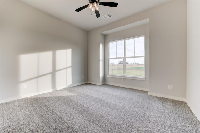 4337 Pinon Ln, Piedmont, OK 73078 - unfurnished room with carpet flooring and ceiling fan