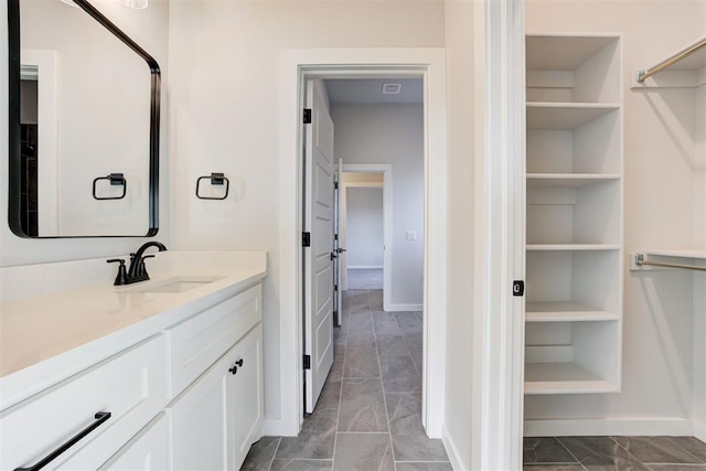 4337 Pinon Ln, Piedmont, OK 73078 - bathroom with marble finish floors and vanity