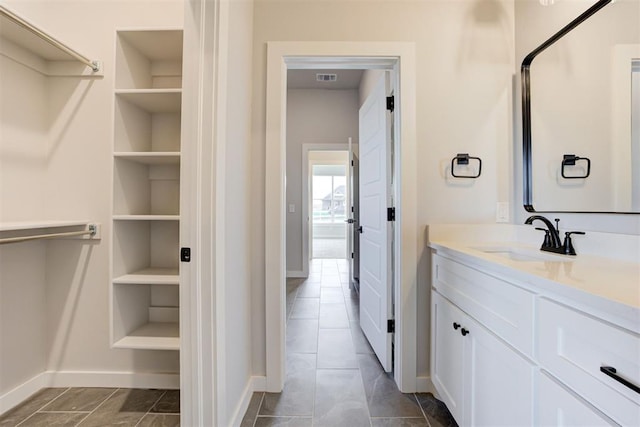 4337 Pinon Ln, Piedmont, OK 73078 - bathroom featuring built in features and vanity