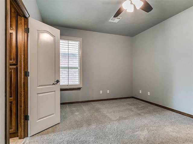 13705 Cascata Strada St, Oklahoma City, OK 73170 - carpeted spare room featuring ceiling fan and baseboards