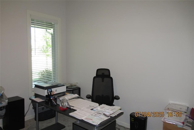 15901 Sarno Ln, Edmond, OK 73013 - office area with carpet floors and baseboards