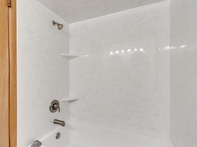 119 Thompson Dr, Moore, OK 73160 - bathroom featuring washtub / shower combination