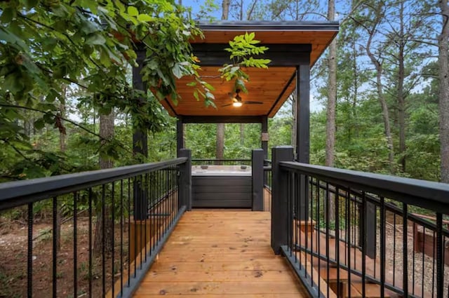 2105 Pine Hills Rd, Broken Bow, OK 74728 - view of wooden deck