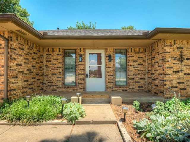 4812 Hunton Ter, Yukon, OK 73099 - entrance to property with brick siding