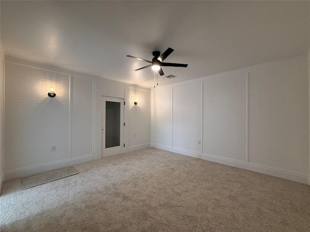 1016 Erinova Dr, Yukon, OK 73099 - carpeted spare room with ceiling fan and baseboards