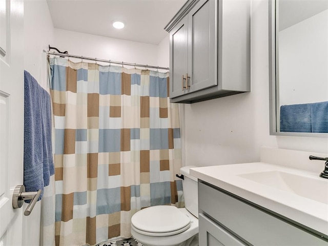 6516 SE 87th St, Oklahoma City, OK 73135 - full bathroom with vanity and a shower with curtain