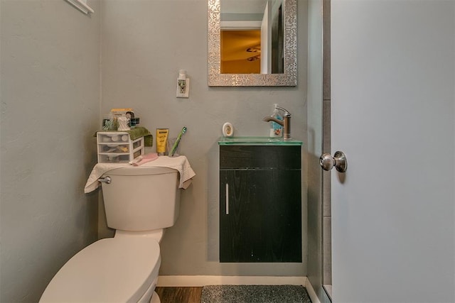 2317 N Redmond Ave, Bethany, OK 73008 - bathroom featuring toilet and vanity