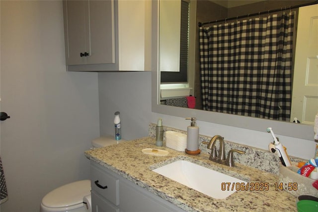 3909 Sorano Dr, Moore, OK 73160 - full bathroom with vanity and a shower with shower curtain