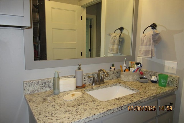 3909 Sorano Dr, Moore, OK 73160 - bathroom featuring vanity