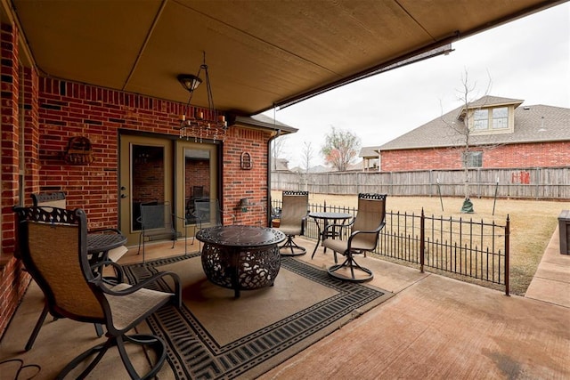 2803 Hidden Prairie Way, Edmond, OK 73013 - view of patio / terrace