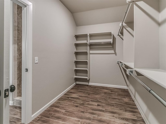 600 Mirano Ln, Edmond, OK 73034 - spacious closet featuring dark wood-style flooring