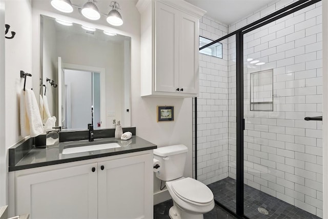 209 Pont Neuf Ct, Edmond, OK 73034 - bathroom featuring vanity and a stall shower